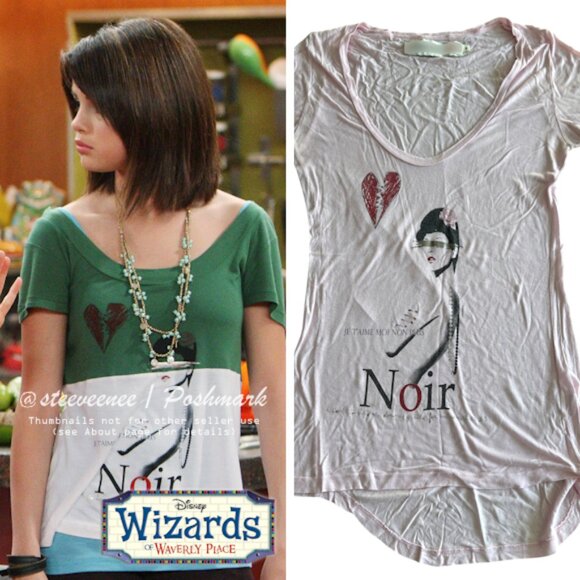 Tops - RARE Noir High-Low T-Shirt ALT ASO Alex Russo